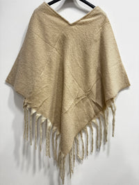 Poncho frange