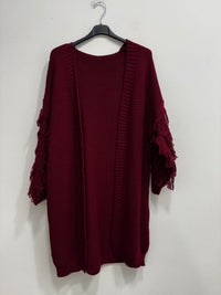 Cardigan frange