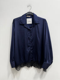 Camicia raso merletto