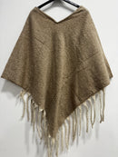 Poncho frange