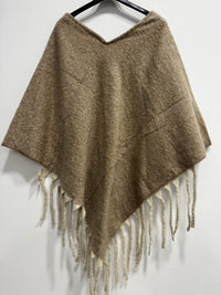 Poncho frange
