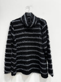 Dolcevita peluche righe