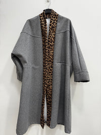 Cappotto dettaglio animalier