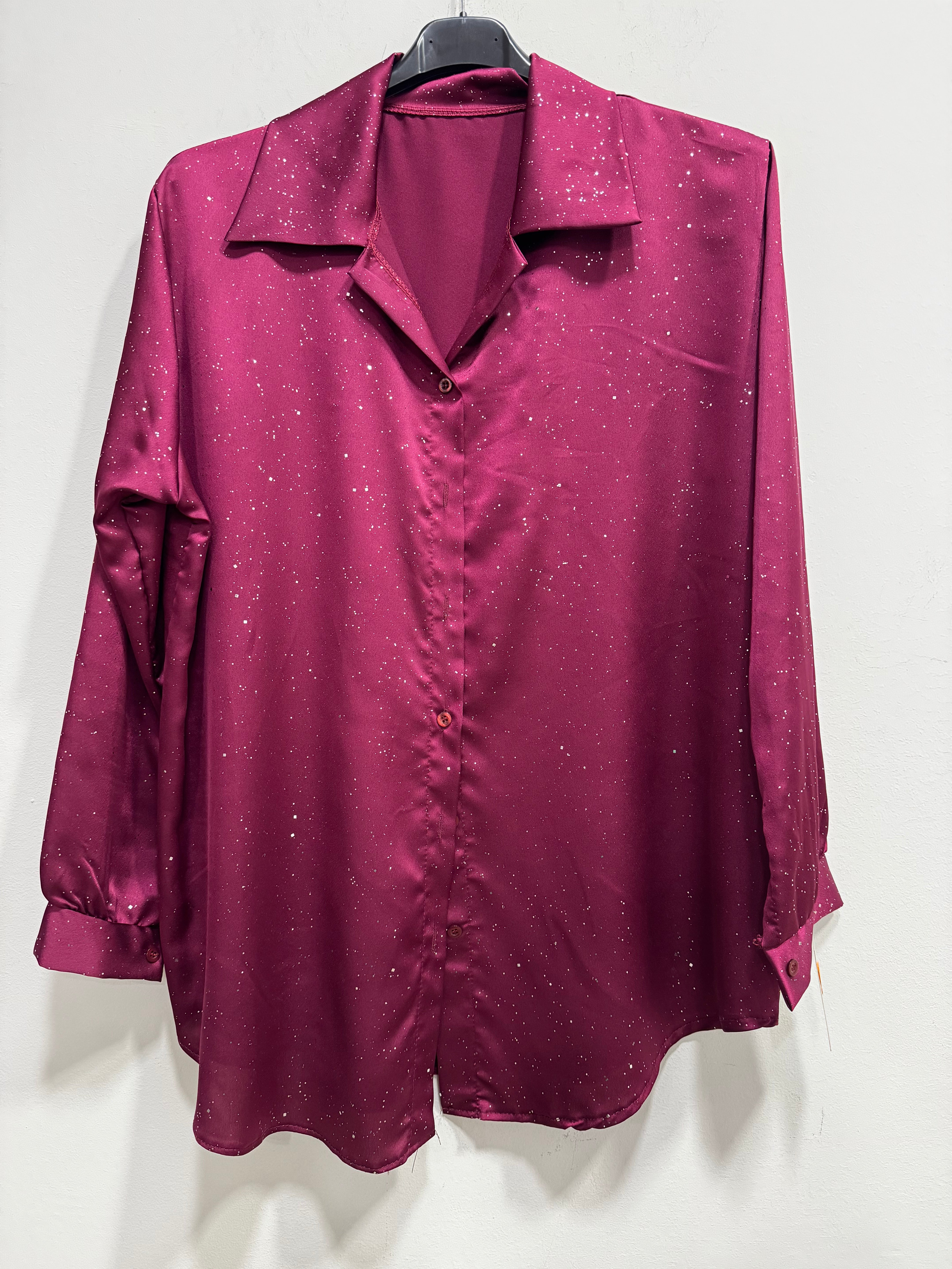 Camicia raso cielo stellato