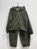 Tuta effetto lana cotta