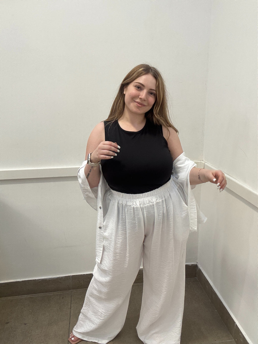 Coordinato monocromo + tank top