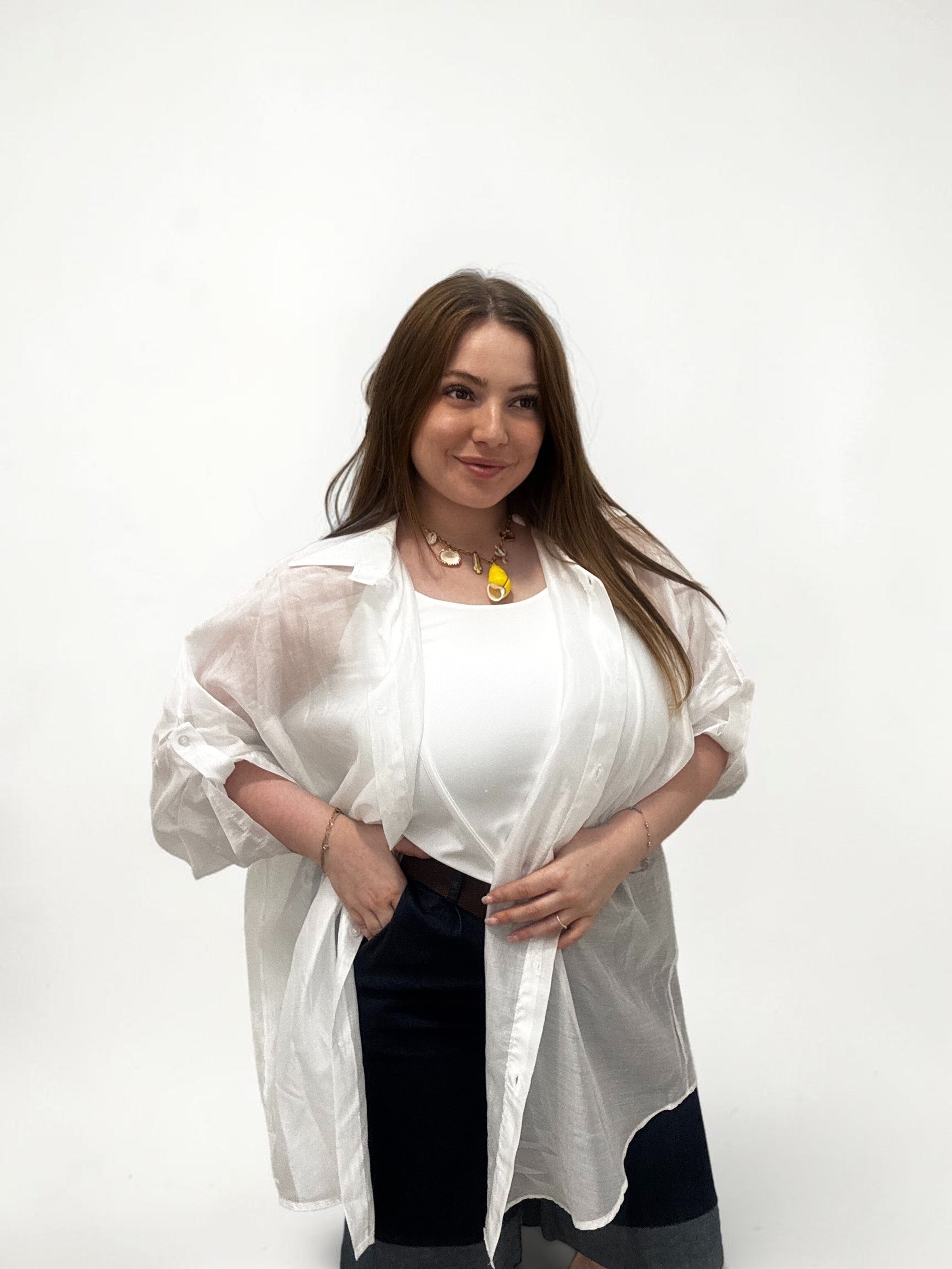 Camicia soft sheer