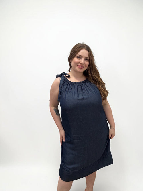 Abito capri denim