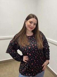 Blusa Romantic Garden con Pizzo