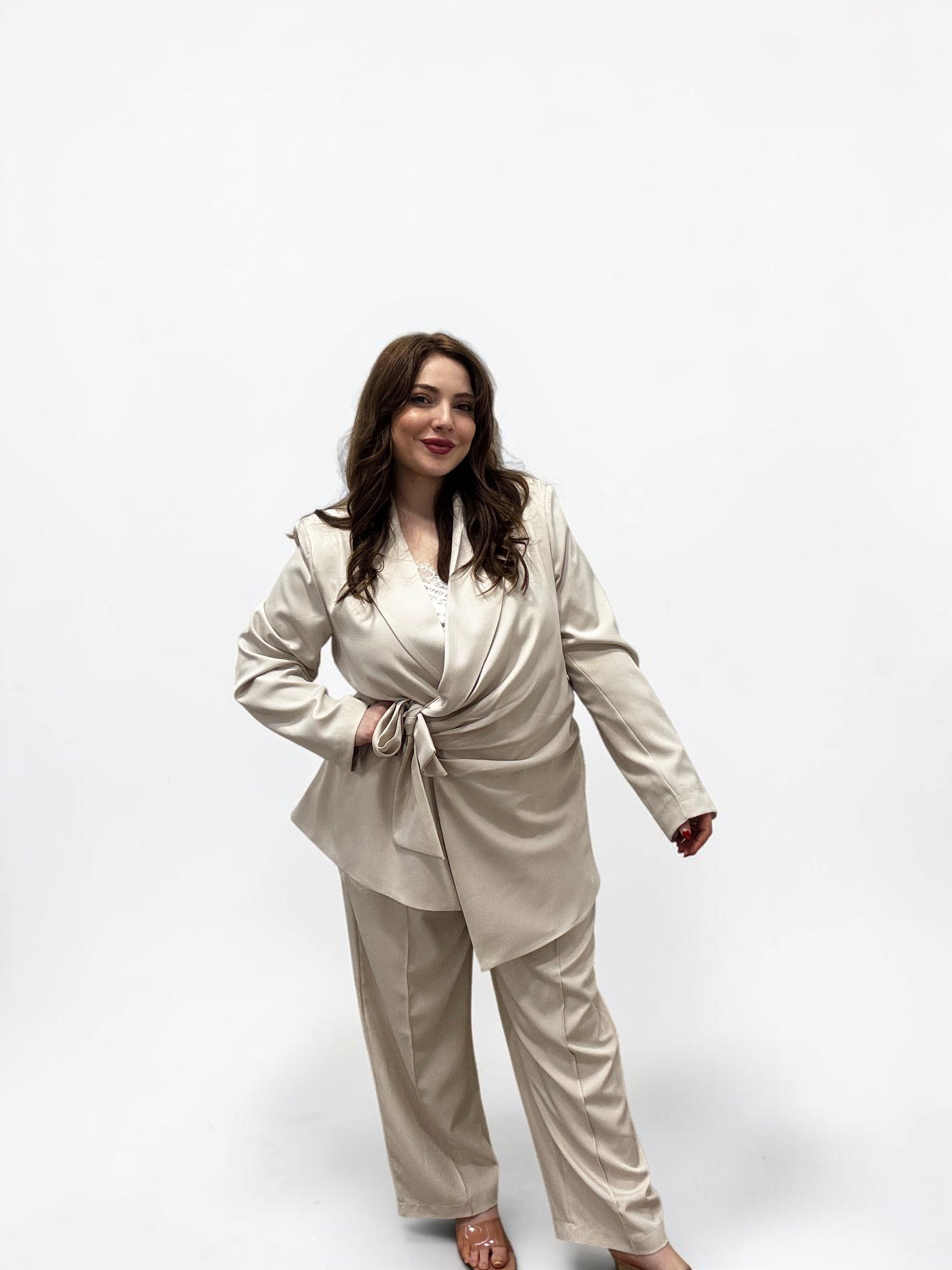 Coordinato tailleur fiocco