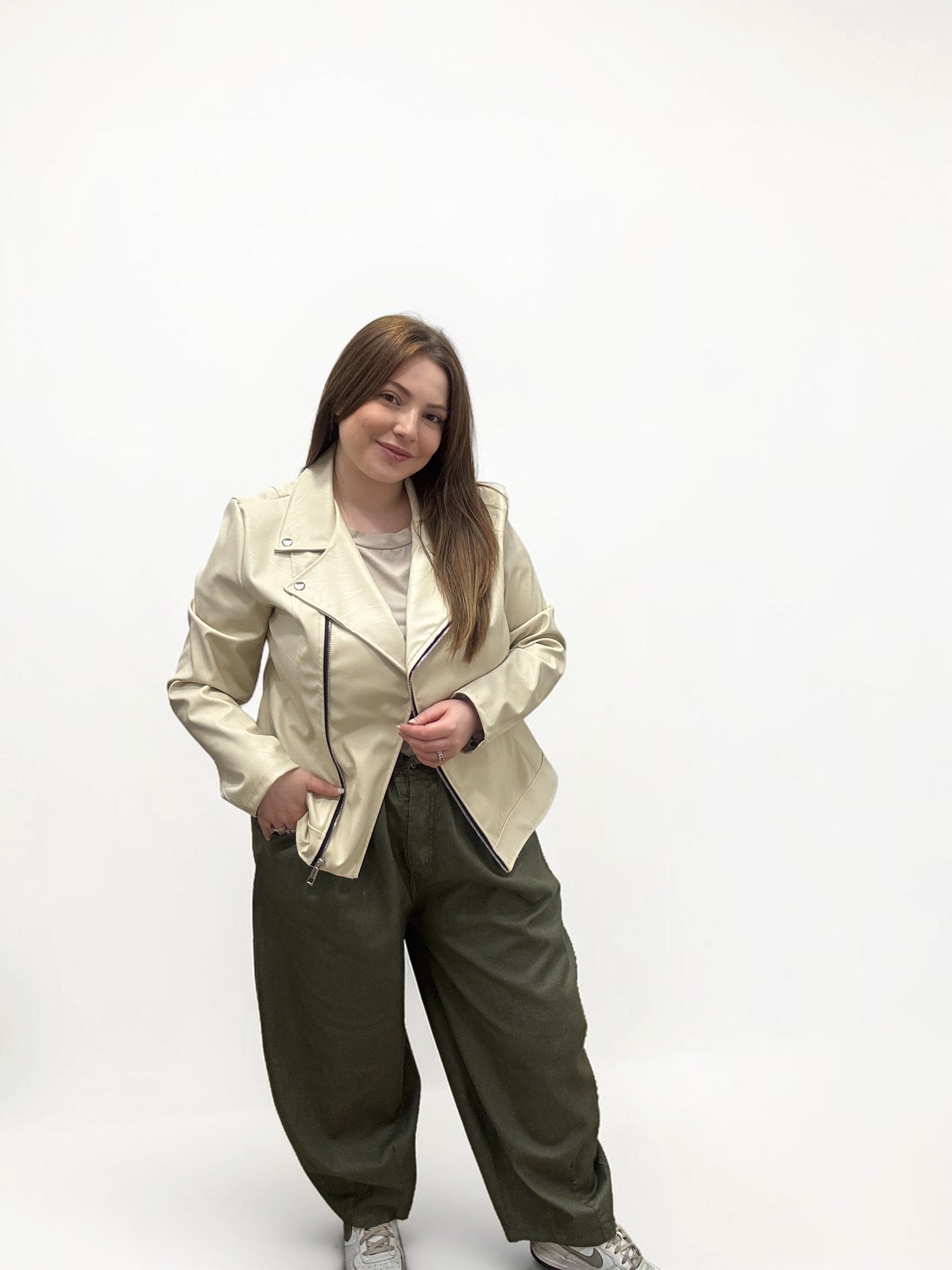 Pantalone Baggy a Gamba Larga palloncino