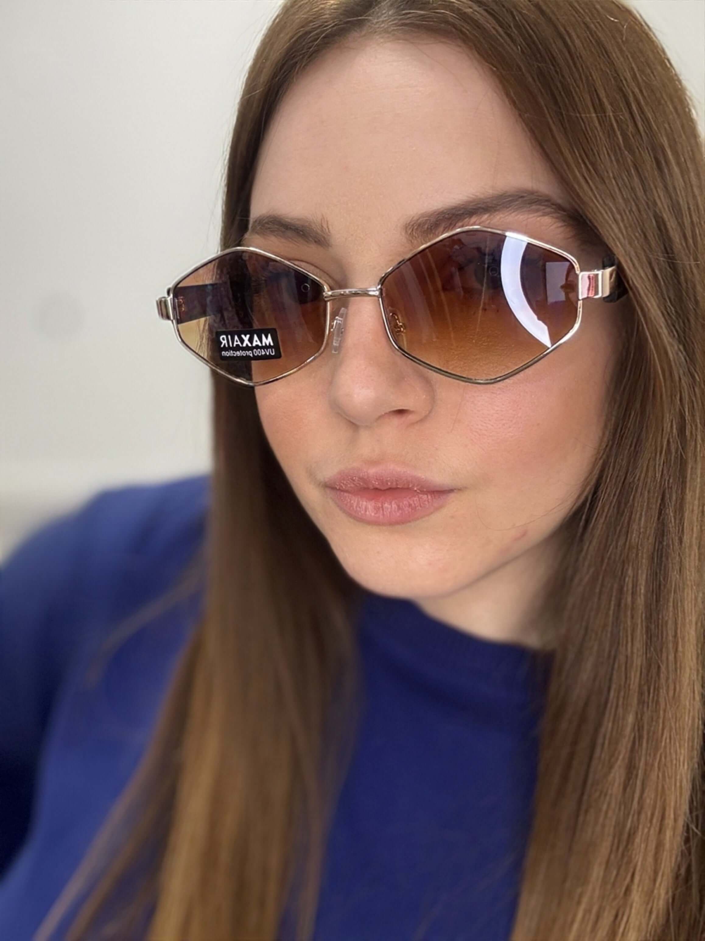 Occhiali Moderni Statement – Montatura Geometrica in Metallo