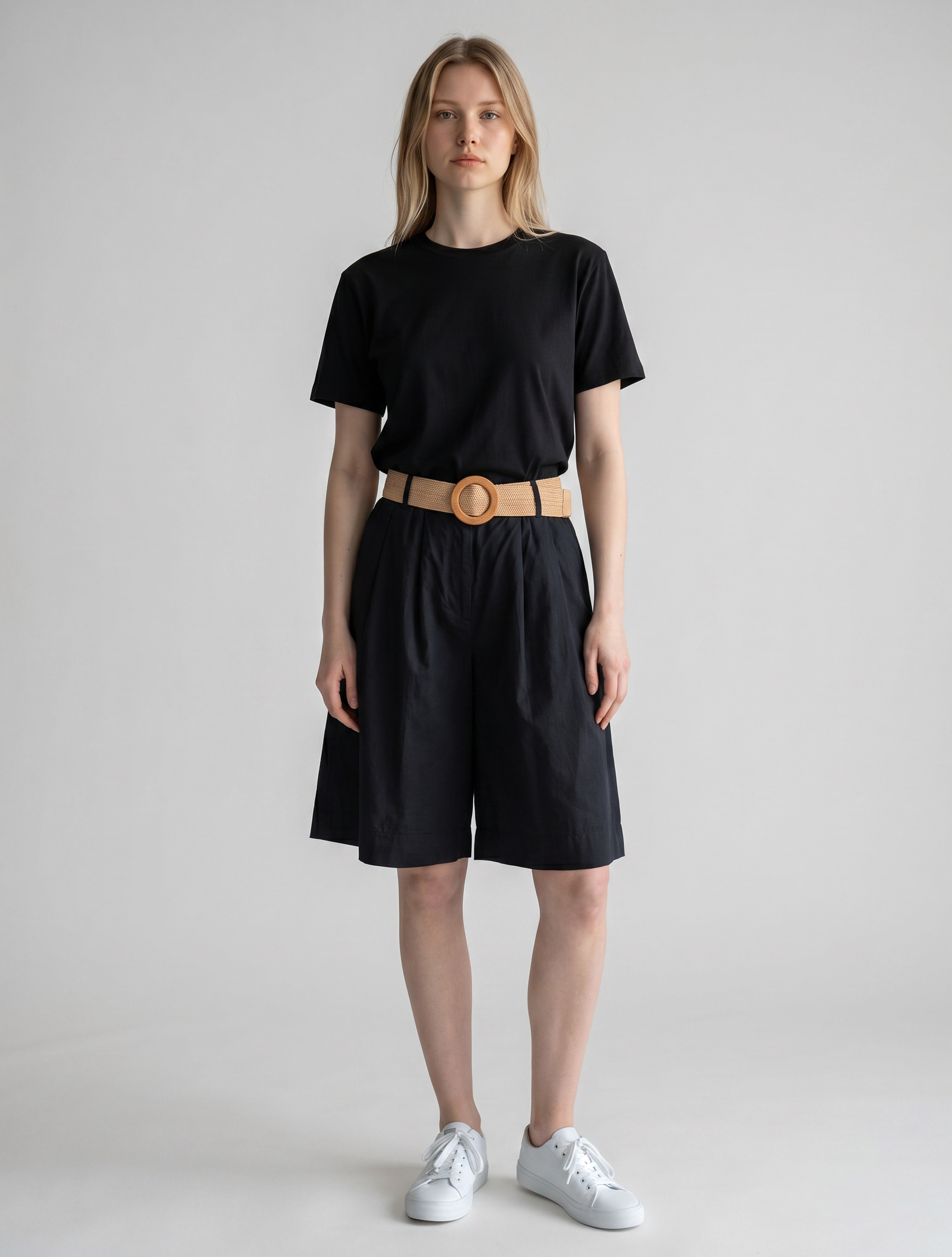 Bermuda Donna in Cotone Elasticizzato