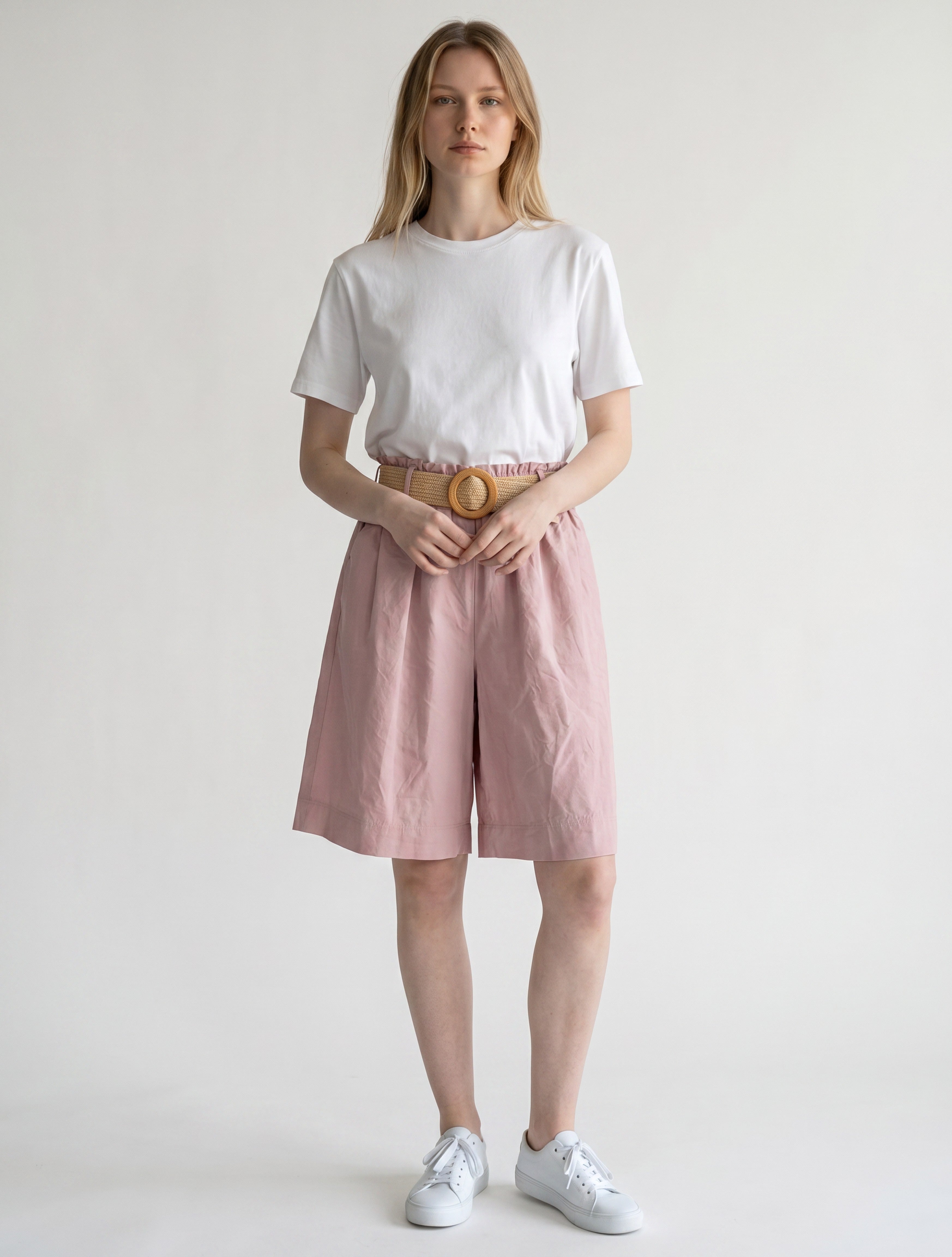 Bermuda Donna in Cotone Elasticizzato