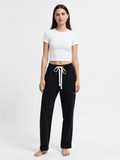 Pantalone Jogger Straight Leg in Cotone Stretch