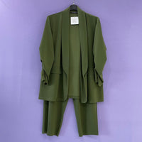 Completo tailleur arricciato