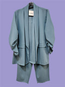 Completo tailleur arricciato