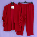 Completo tailleur arricciato