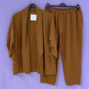 Completo tailleur arricciato