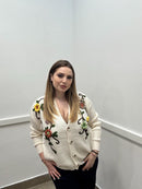 Cardigan modal fiori 3D