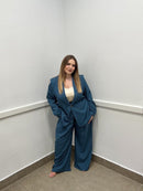 Tailleur gessato foderato
