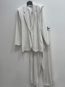 Tailleur gessato foderato