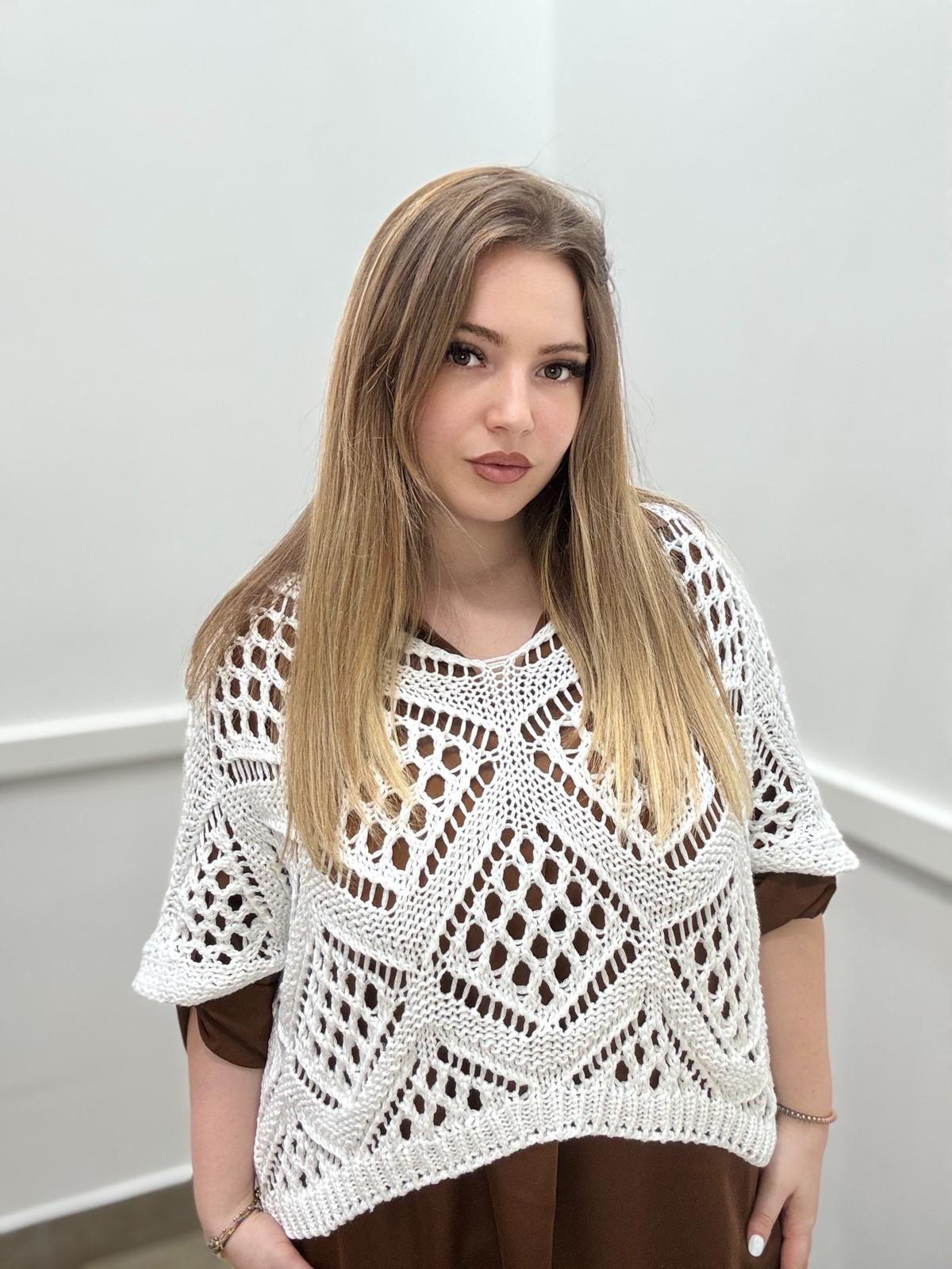 Blusa traforata
