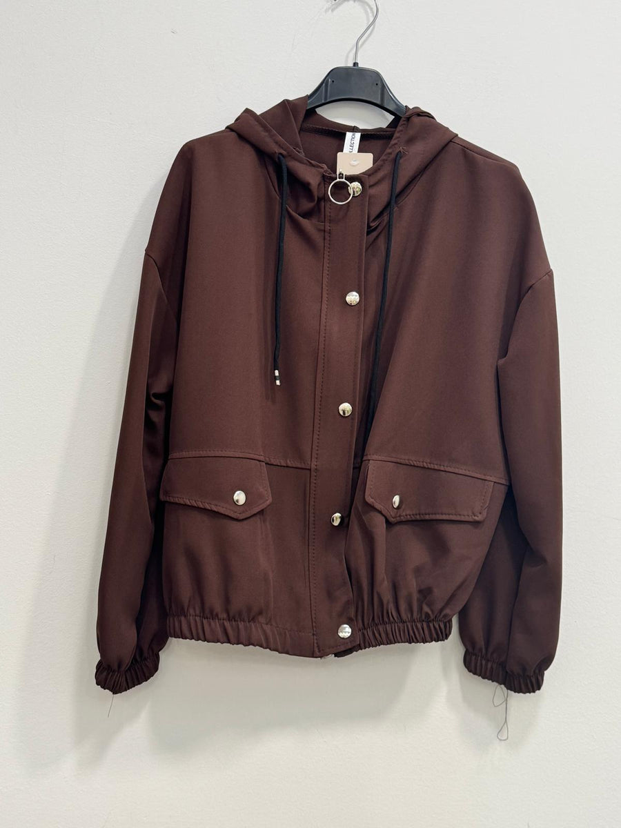 Giacca crop top con bottoni