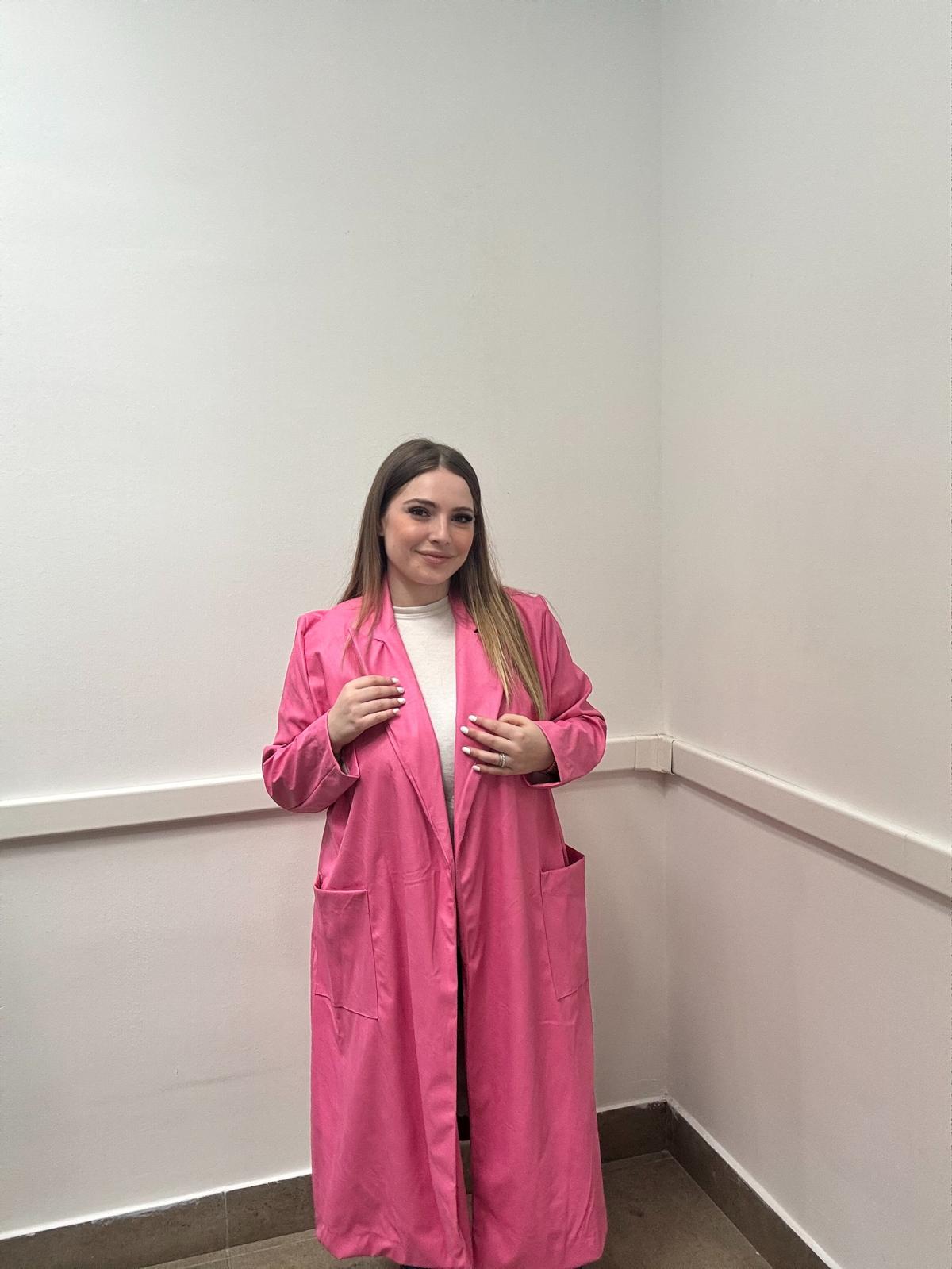 Cappotto ecopelle lungo