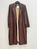 Cappotto ecopelle lungo