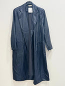 Cappotto ecopelle lungo