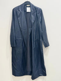 Cappotto ecopelle lungo