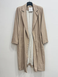 Cappotto ecopelle lungo