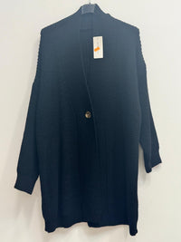 Cardigan bottone stile ottone
