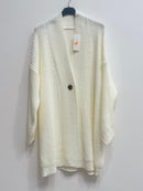Cardigan bottone stile ottone