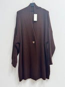 Cardigan bottone stile ottone