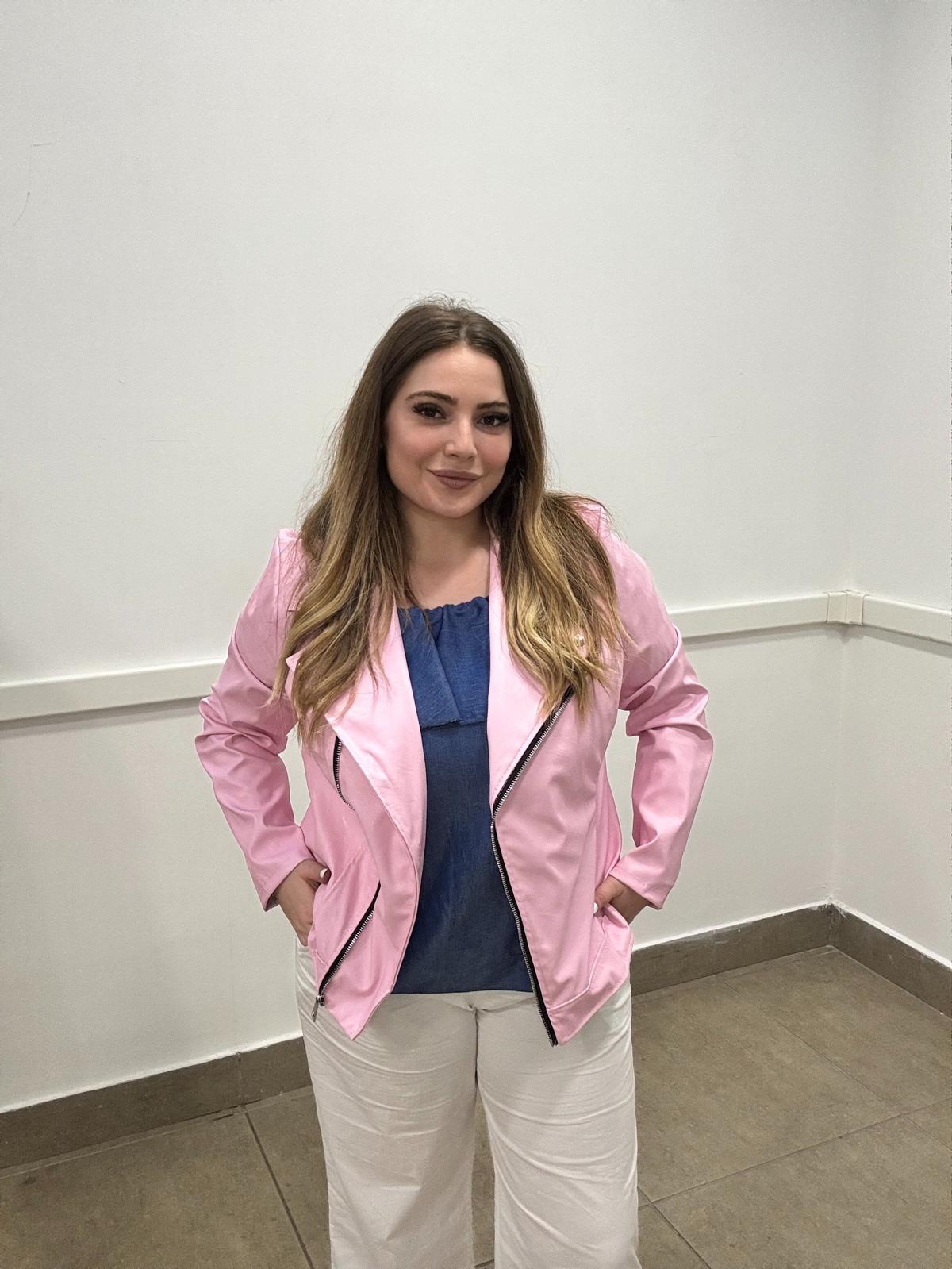 Giacca mediocurvy ecopelle