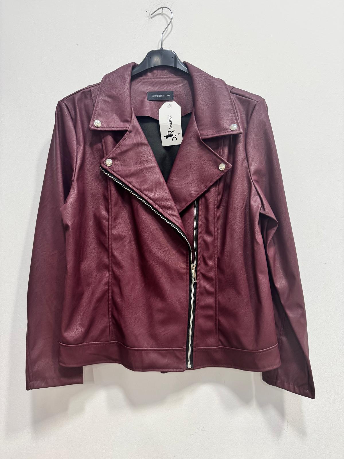 Giacca mediocurvy ecopelle