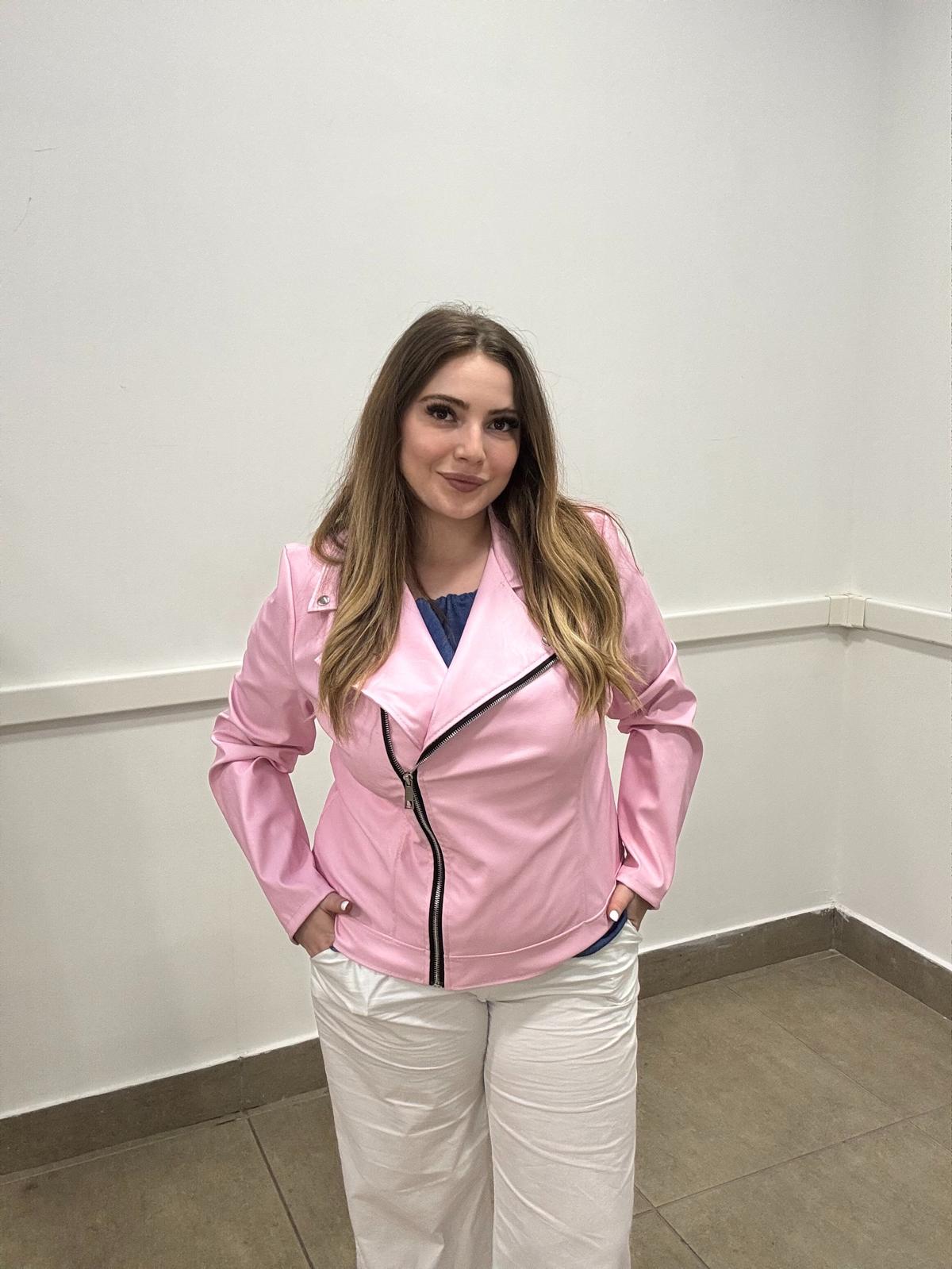 Giacca mediocurvy ecopelle