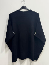 Maglione morbido in modal con perle