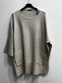 Blusa morbida modal con tasche