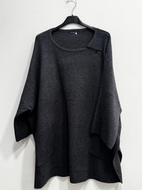 Blusa morbida modal con tasche