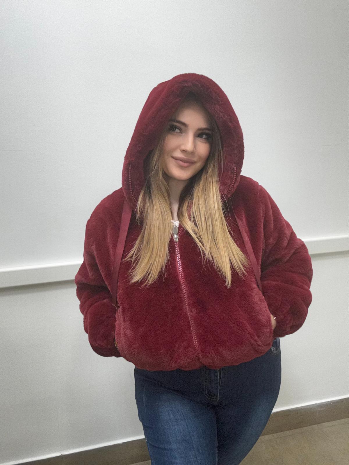 Bomberino peluche foderato