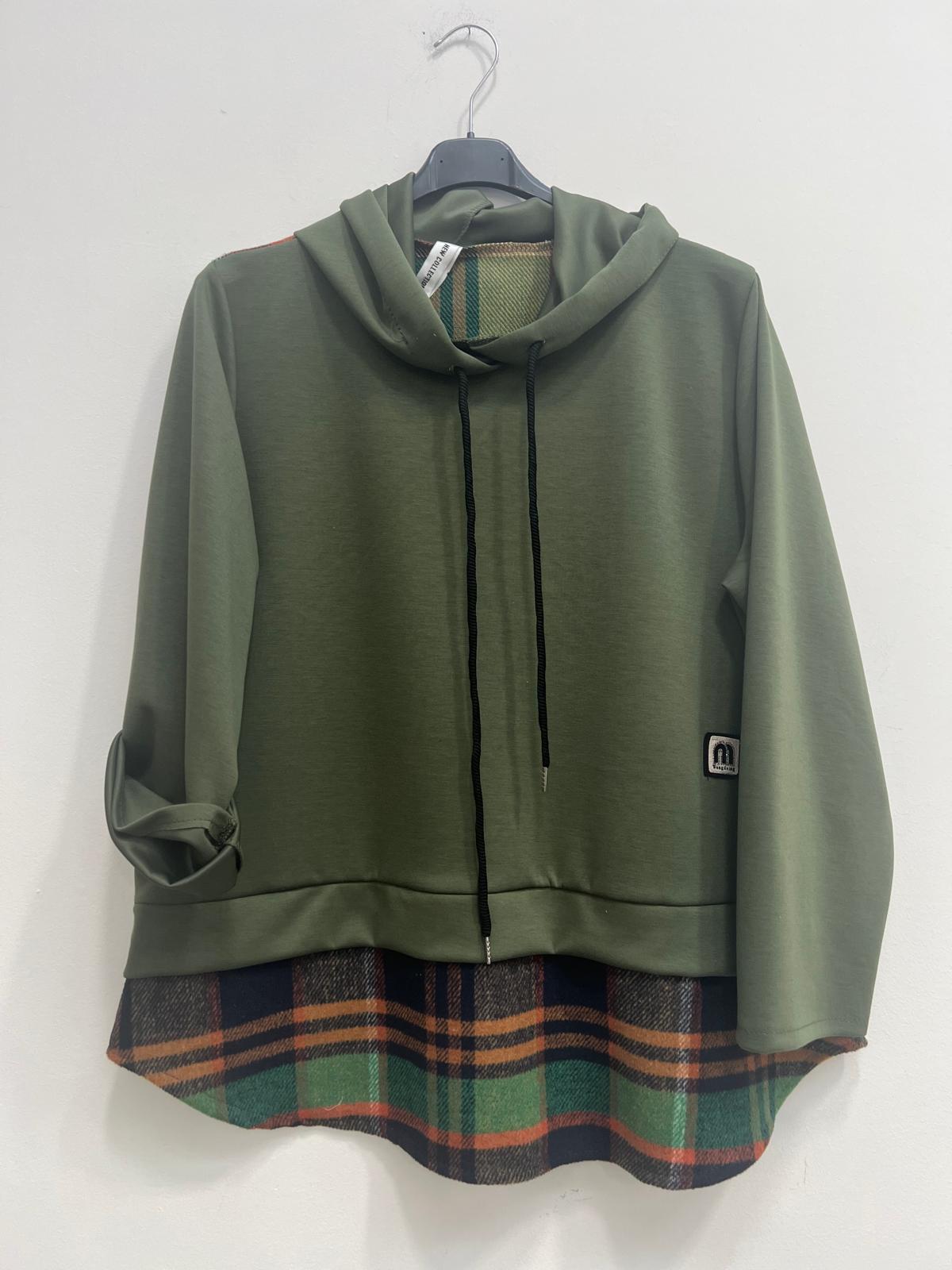 Felpa tartan