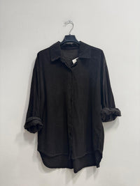 Camicia velluto di cotone costine
