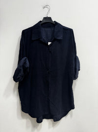 Camicia velluto di cotone costine