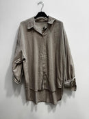 Camicia velluto di cotone costine