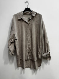Camicia velluto di cotone costine