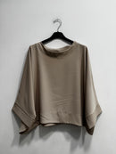Blusa voile pipistrello