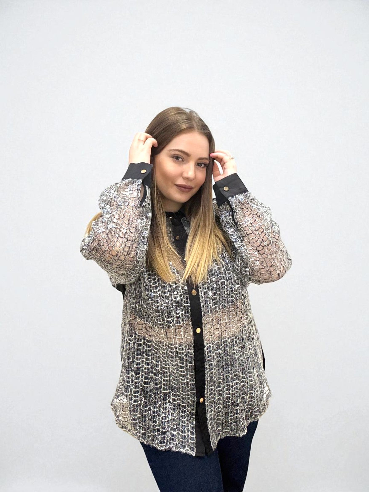 Camicia deluxe paillettes